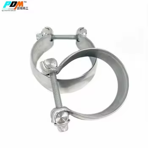 Colliers de serrage pour tuyaux d'échappement en acier inoxydable, acier et aluminium de qualité supérieure, robustes, à boule et à douille - Product Image 5