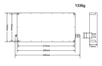 Module PA large bande 50W 4,8-6,2 GHz à prix d'usine, amplificateur RF haute puissance avec faible VSWR pour le renforcement du signal RF et l'électronique