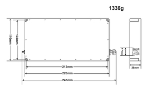 โมดูล PA แบนด์กว้าง 50W 4.8-6.2GHz ราคาโรงงาน, เครื่องขยายสัญญาณ RF กำลังสูง พร้อมค่า VSWR ต่ำ สำหรับเพิ่มสัญญาณ RF และงานอิเล็กทรอนิกส์ - Product Image 6