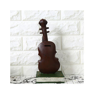 Résine créative artisanat vieux violon <span class=keywords><strong>tuba</strong></span> instrument ornement rétro café et bar objet décoratif - Product Image 5