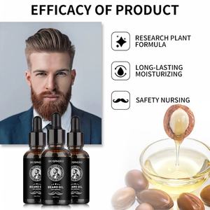 Suero Acondicionador para Barba Orgánico de Marca Privada, Aceite Nutritivo para el Crecimiento de la Barba con Cáñamo Refrescante, el Mejor Cuidado para el Cabello y la Barba para Hombres - Product Image 3