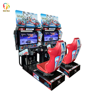 Simulador de coches de carreras de alta definición, máquina de juego Arcade que funciona con monedas para equipos de carreras de coches de plástico japoneses españoles a la venta - Product Image 1