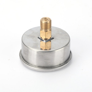Manomètre axial résistant aux vibrations Longqi Automation YN60Z 1,6 MPa pour huile hydraulique et pneumatique - Product Image 2