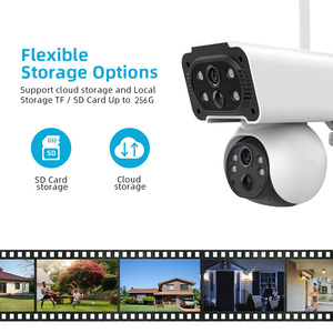 Wistino 4k ống kính kép UHD ai Wifi <span class=keywords><strong>Camera</strong></span> phát hiện chuyển động kép PIR hồng ngoại phát hiện Wifi <span class=keywords><strong>Camera</strong></span> An Ninh Gia Đình - Product Image 5