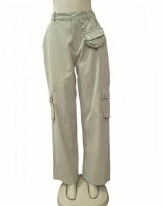 Venta al por mayor de fábrica, pantalones <span class=keywords><strong>Cargo</strong></span> con <span class=keywords><strong>m</strong></span>últiples bolsillos, pantalones de chándal de pierna recta de talla grande para <span class=keywords><strong>mujer</strong></span>, pantalones casuales de moda callejera Y2K - Product Image 3