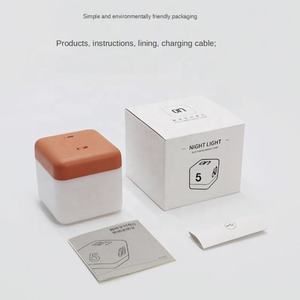 <span class=keywords><strong>Rubik</strong></span>'s Cube Flip timing luz nocturna LED carga protección ocular dormitorio dormir Mesa lámpara <span class=keywords><strong>de</strong></span> noche con lámpara <span class=keywords><strong>de</strong></span> sueño lámpara <span class=keywords><strong>de</strong></span> sirena - Product Image 5