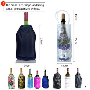 Cao Cấp Nylon Cách Điện 12L Nhiệt Rượu Vang Mát Tay Áo Hình Vuông Với Gel Cho Rượu Sâm Banh & Rượu Vang Lưu Trữ Cho Các Bên - Product Image 2