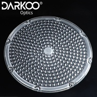 Lentilles diffuseur pour éclairage haut-bay UFO 254 LED, forme ronde de 280 mm, 120 degrés, lentille pour lampe haut-bay LED