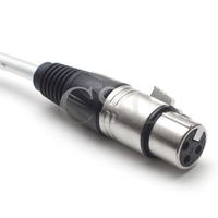 Câble serpent de scène Audio 20/8 XLR, 2 pièces, avec rouleau de traction et roues