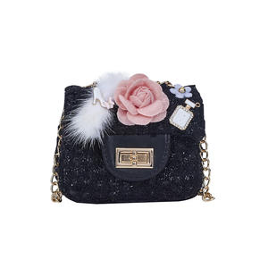 กระเป๋าสะพายข้างสายโซ่สไตล์ใหม่กระเป๋าสะพายไหล่เจ้าหญิงกระเป๋าแฟชั่นน่ารักทันสมัยสำหรับเด็กขนาดเล็ก - Product Image 5