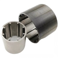 304 316 Johnson layar sumur minyak air kawat Wedge Filter logam kawat Wedge silinder Johnson layar tabung jala