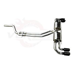 Échappement arrière à soupapes Vortex SS304 en acier inoxydable pour Porsche Cayenne E-Hybrid 2.0T 3.0T avec kit sonore à quatre sorties en carbone - Product Image 2