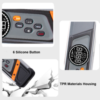 Industrial 400mm Multi-functional Magnetic Digital Level Instrument LED Display Horizontal/Vertical Cross-Line Laser Aluminium