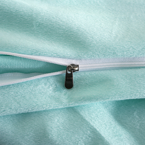 American Style Nature Organic Shaggy <strong>Fluffy</strong> <strong>Duvet</strong> Cover Set with Zipper Closure - Product Image 5