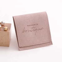 Bolsa de Joyería de Microfibra Personalizada con Logotipo, Antirrayaduras y Antipolvo, Bolsa de Almacenamiento de Joyas Antirrayaduras y Antipolvo