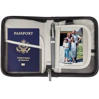 مخصص فاخر rfid منظم وثائق حقيبة للماء محفظة جواز السفر حامل