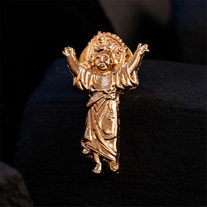 New Fashion Virgin Mary Child calice <span class=keywords><strong>rosso</strong></span> e bianco rosa spille distintivo spilla smaltata religiosa - Product Image 4