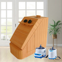 Sauna sec Portable à infrarouge lointain, 1 personne, personnalisé, pour l'extérieur, maison, serrure en bois, cabine de vapeur