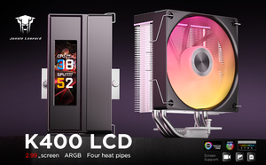 Enfriador de CPU Jungle Leopard K400 LCD con Pantalla Personalizable de 2.99 Pulgadas e Iluminación ARGB - Product Image 2