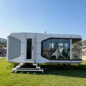 Maison préfabriquée moderne <span class=keywords><strong>en</strong></span> conteneur, capsule spatiale mobile écologique, <span class=keywords><strong>kit</strong></span> de maison préfabriquée pour utilisation <span class=keywords><strong>en</strong></span> montagne, à la plage, au bureau et <span class=keywords><strong>en</strong></span> chambre. - Product Image 1