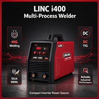 Soudeuse à l'arc MMA à onduleur DC LINCOLN LINC I400 400A, machine de soudage TIG Lift, soudeuse à l'arc manuelle industrielle 380V VRD