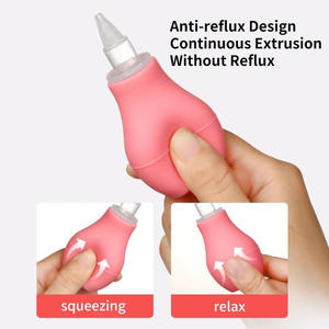 Aspirator Hidung Bayi Silikon Lembut dan Aman Vakum Pembersih Hidung Jarum Suntik Telinga Bulat Twister <span class=keywords><strong>Bulb</strong></span> Desain untuk Bayi Anak-anak - Product Image 2