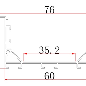 Wholesale 60*35 Shelf Customized Surface Mounted Recessed Floor <b>Led</b> Strip <b>Light</b> for Aluminum Ceiling <b>Led</b> Profile Ip67 Neon - Product Image 6