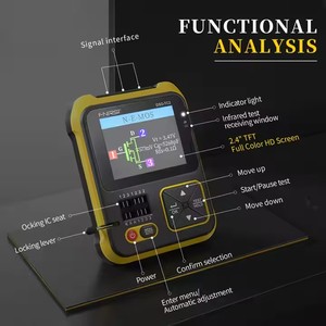 FNIRSI-Probador de transistores de <span class=keywords><strong>osciloscopio</strong></span> digital portátil 2 en 1, multímetro multifunción, voltaje de diodo, detección LCR, salida PWM - Product Image 2