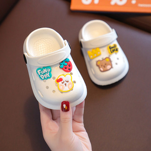 Chaussons d'été pour enfants, garçons et filles, mignons, respirants, imperméables, semelle en PVC durable, fermeture à enfiler, chaussures de plage à la cheville - Product Image 3