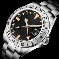 Montre classique pour homme de luxe avec mouvement automatique japonais, montre de plongée en acier inoxydable étanche 200M