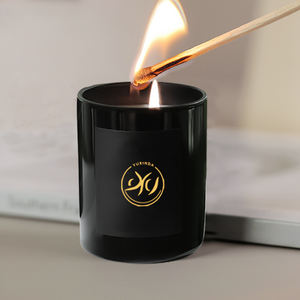 Velas de cera de soja perfumada de lujo con logotipo de etiqueta privada OEM Velas De Cera De Soja Bougies A La Cire De Soja Kerze con caja de tarro - Product Image 6