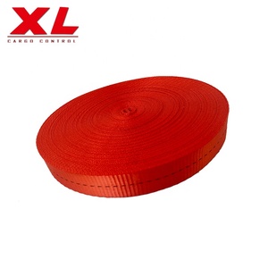 Correas de cincha de poliéster 100% personalizadas de fábrica con LOGO para eslingas de elevación, rollos de alta resistencia, OEM y ODM - Product Image 1