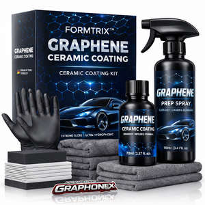 Recubrimiento Cerámico de Grafeno GRAPHONEX Formtrix, Protección Premium, Alto Brillo (70ml), Función de Autocuración, Tolerancia de PH 2-12, 12 - Product Image 1