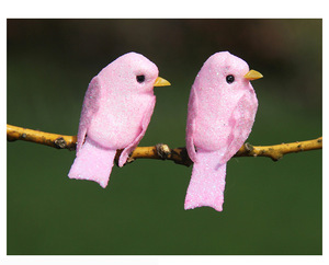12 Piezas de Aves Artificiales de Espuma con Purpurina Dorada, Mini Aves para Adornos de Árbol de Navidad, Aves Vívidas con Clip para Bodas, Hogar, Jardín, Fiestas - Product Image 5