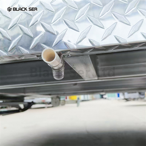 Blackser 5.7m thép không gỉ truy cập xe tải thực phẩm di động với tủ lạnh & Vỉ nướng cho các nhà cung cấp đường phố - Product Image 5