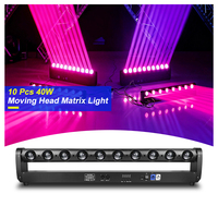 SHTX 10x40w Barre lumineuse LED mobile, lumière stroboscopique, lumière de lavage, bande lumineuse DMX pour scène, DJ, discothèque, club, 10*40w RGBW 4 en 1, faisceau mobile, barre lumineuse