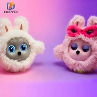 Robot poupée IA intelligente CBYD sous Linux avec caméra, capteur tactile, compagnon émotionnel, animal de compagnie interactif, texture douce, Wi-Fi pour enfants