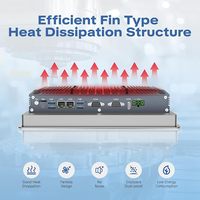 Ce PC industriel à écran tactile de 17 pouces est équipé d'un processeur I5-10310U, offrant des performances élevées et une faible consommation d'énergie.
