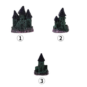 Ornements de château en résine pour aquarium, style classique, décorations pour aquarium WX-20250620 - Product Image 4