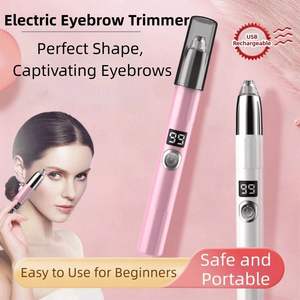 Depiladora de Cejas Recargable al por Mayor, Recortadora de Vello Desmontable con Pantalla Digital Práctica - Product Image 1