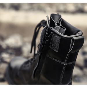 Chaussures en cuir noir personnalisables pour hommes, idéales pour la randonnée et l'escalade en extérieur en automne – Vente en gros directe usine - Product Image 6