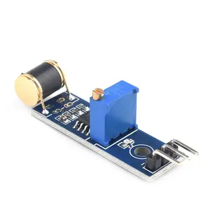 Sensibilité réglable sortie analogique 3 broches interrupteur de choc 801S module de capteur de détection de Vibration