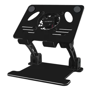 Großhandel tragbare faltbare frei verstellbare Lüfter Wärme ableitung halterung verstellbare tragbare Tablet Laptop Stand halter