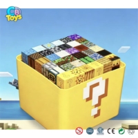 Mine World Craft - Blocs de construction magnétiques carrés pour enfants - Matériel ABS certifié EN71 - Ensembles de 100 pièces
