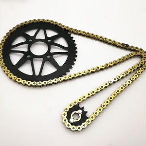 <span class=keywords><strong>Cadena</strong></span> de motocicleta de titanio 520 420 428 428H 520 <span class=keywords><strong>Cadena</strong></span> de motocicleta con piñón al por mayor - Product Image 6