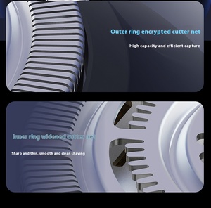 Mini <span class=keywords><strong>afeitadora</strong></span> de cabeza calva en seco y húmedo 7 en 1 <span class=keywords><strong>afeitadora</strong></span> recargable rotativa impermeable eléctrica inalámbrica profesional - Product Image 5