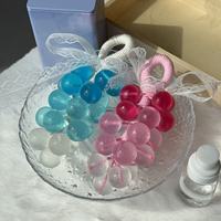 Savon Artisanal Transparent à l'Huile de Coco en Forme de Fruit, Effet Cristal Dégradé, Pour Tous Types de Peau, Coffret Cadeau Gu Lan