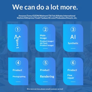 Pour l'image principale, la conception artistique A+, la retouche de produits, la prise de vue, le modélisation, le rendu vidéo, la production de pages détaillées - Product Image 2