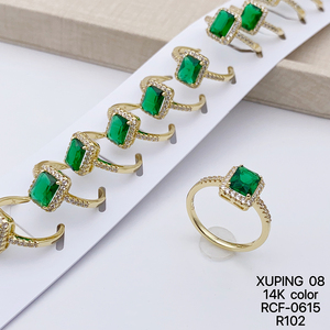 <span class=keywords><strong>Anello</strong></span> Moda XUPING Placcato Oro 14K con Zirconia Cubica Sintetica, Pietra Singola <span class=keywords><strong>Viola</strong></span> Blu per Donna - Product Image 6