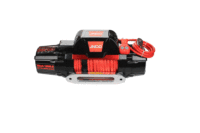 Treuil électrique 12V haute durabilité 12000 lbs avec corde en nylon, hauteur de levage 25m, commande combinée pour 4x4 SUV/ATV/UTV Jeep